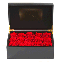 Thumbnail for Verona Roses | 15 Preserved Roses Luxury Box with Personalized Video Screen